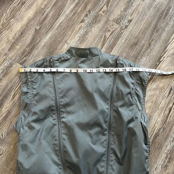 Vintage Compass Point Nylon Tech Vest Zip Vent Slate Gray S Korea - Picture 9 of 9
